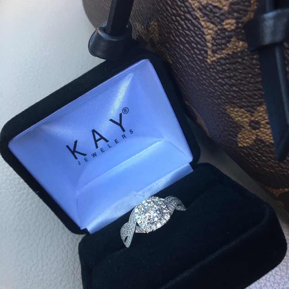 Engagement Ring and Wedding Band